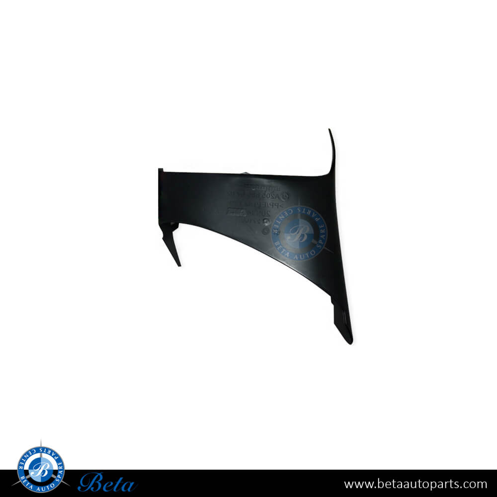 Right Side Front Bumper Bracket Cover Normal AMG for Mercedes C-Class W205 2019-2021 models, Part Number 2058856802