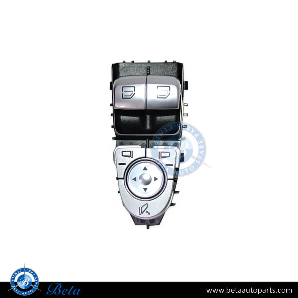 Window Switch Black Color for Mercedes C-Class W205 2015-Up models, Part Number 2059057011