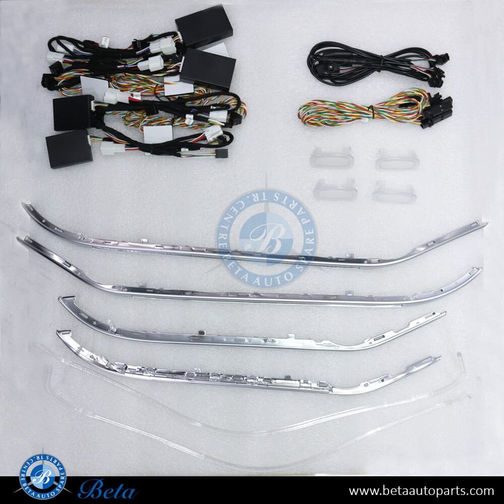 Ambient Light Strip Kit Upgrade to 64 Colors for Mercedes C-Class/GLC-Class W205 / W253 2015-2019 models, Part Number 2059061L64