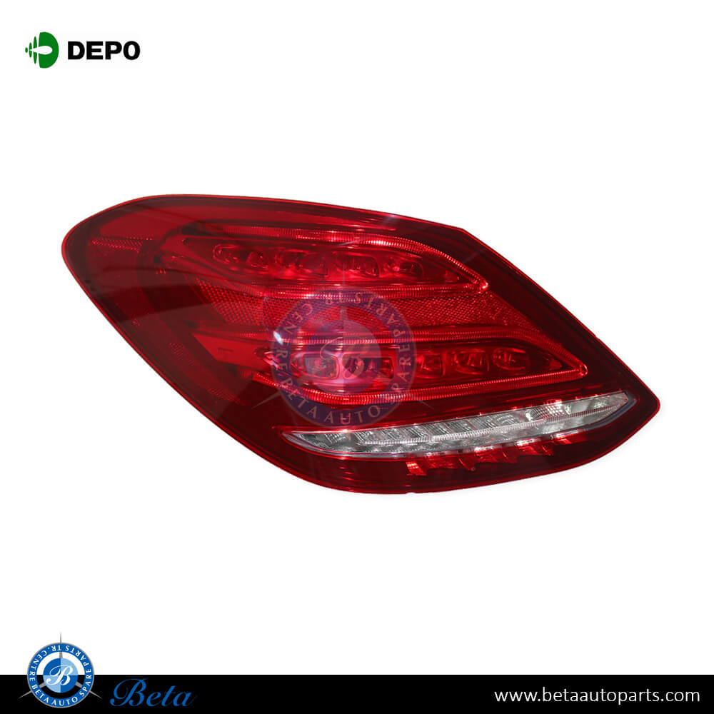Left Side Tail Lamp LED - USA Type for Mercedes C-Class W205 2015-2018 models, Part Number 2059062002