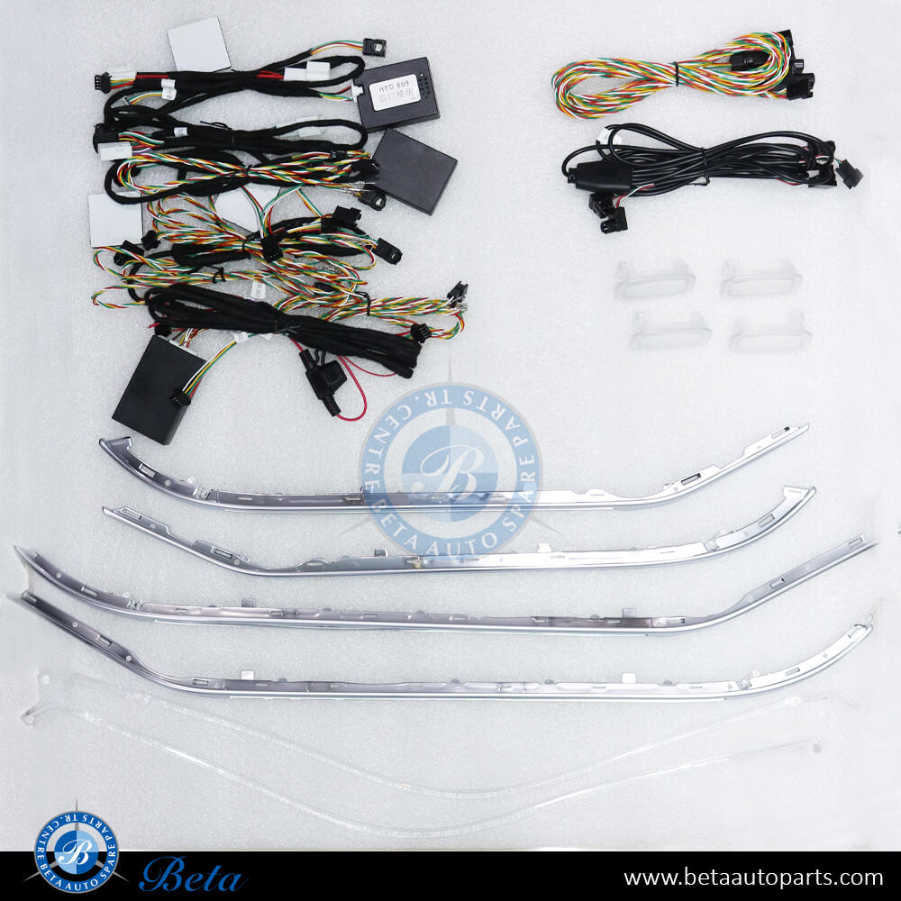 Ambient Light Strip Kit Upgrade to 64 Colors for Mercedes C-Class W205 2019-2021 models, Part Number 2059062L64