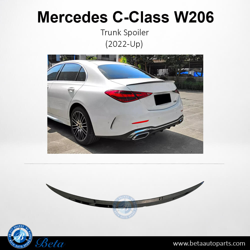 Trunk Spoiler AMG for Mercedes C-Class 2022-Up models, Part Number 2067930200