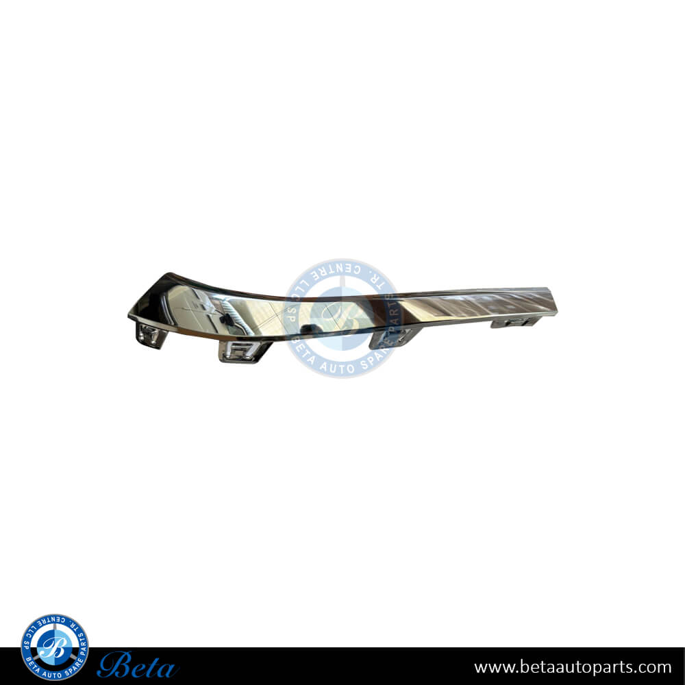 Right Side Rear Bumper Moulding Normal AMG Chrome for Mercedes C-Class 2022-Up models, Part Number 2068854104