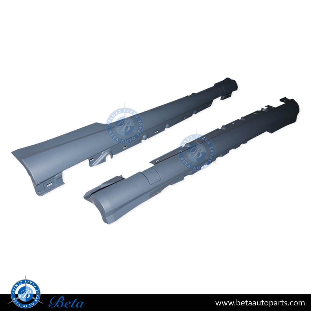 Side Skirt AMG Style for Mercedes E-Class Coupe C207 2014-2016 models, Part Number 2076981354/2076981454