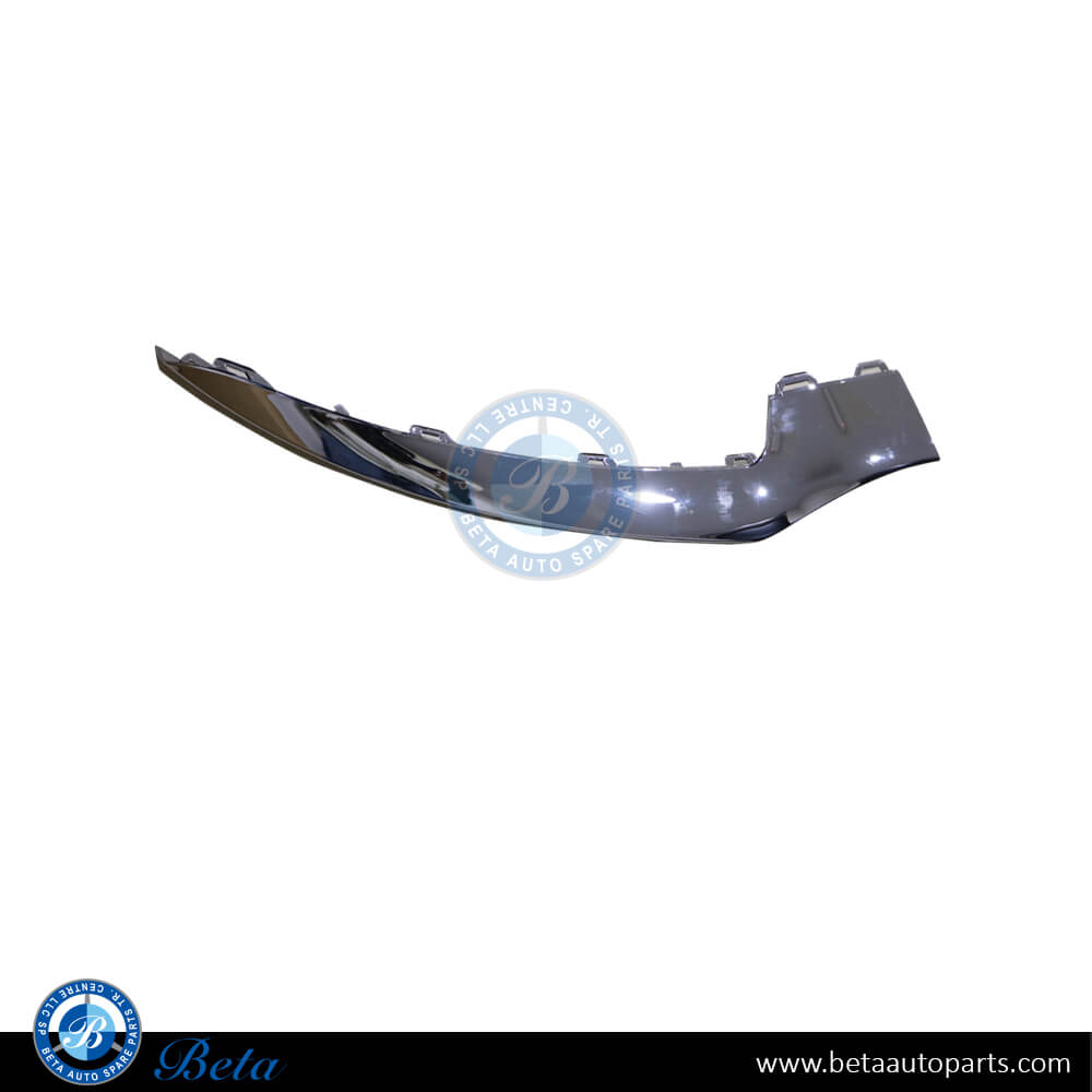 Right Side Front Bumper Moulding Normal AMG Chrome for Mercedes E-Class Coupe 2014-2016 models, Part Number 2078850874