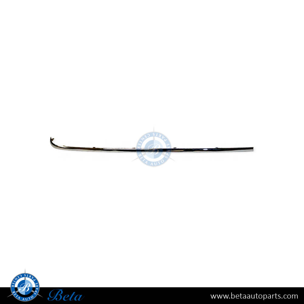 Right Side Rear Bumper Chrome Moulding for Mercedes E-Class W210 2000-2002 models, Part Number 2108851474