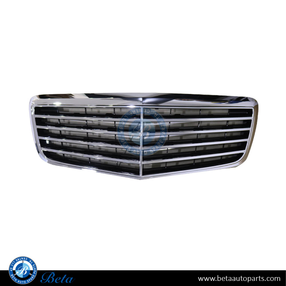 Radiator Grille Black for Mercedes E-Class 2006-2009 models, Part Number 2118801783