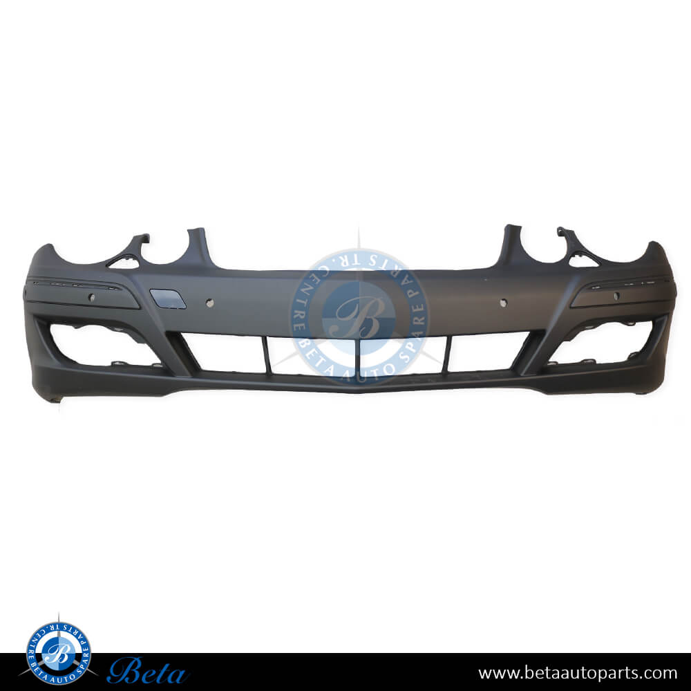 Front Bumper Avantgarde/Elegance with PDC and Washer for Mercedes E-Class W211 2006-2009 models, Part Number 2118801840