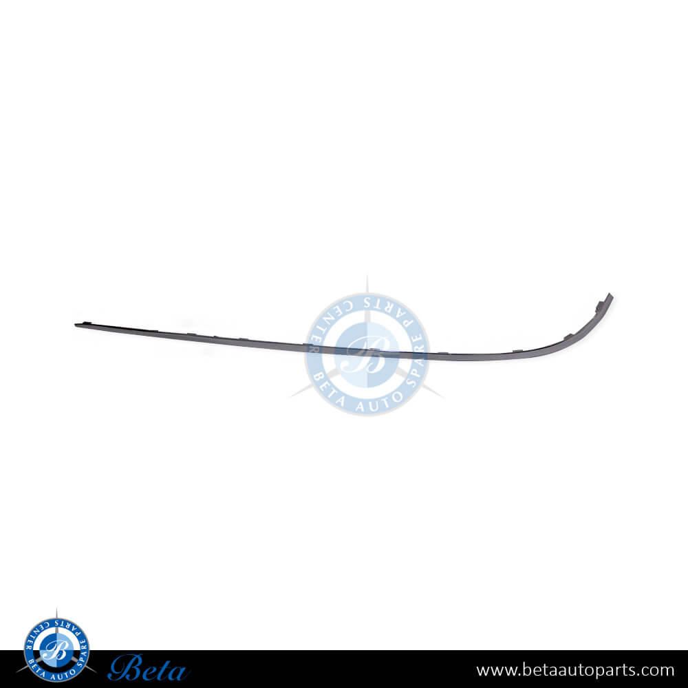 Left Side Rear bumper chrome moulding for Mercedes E-Class W211 2006-2009 models, Part Number 2118852721