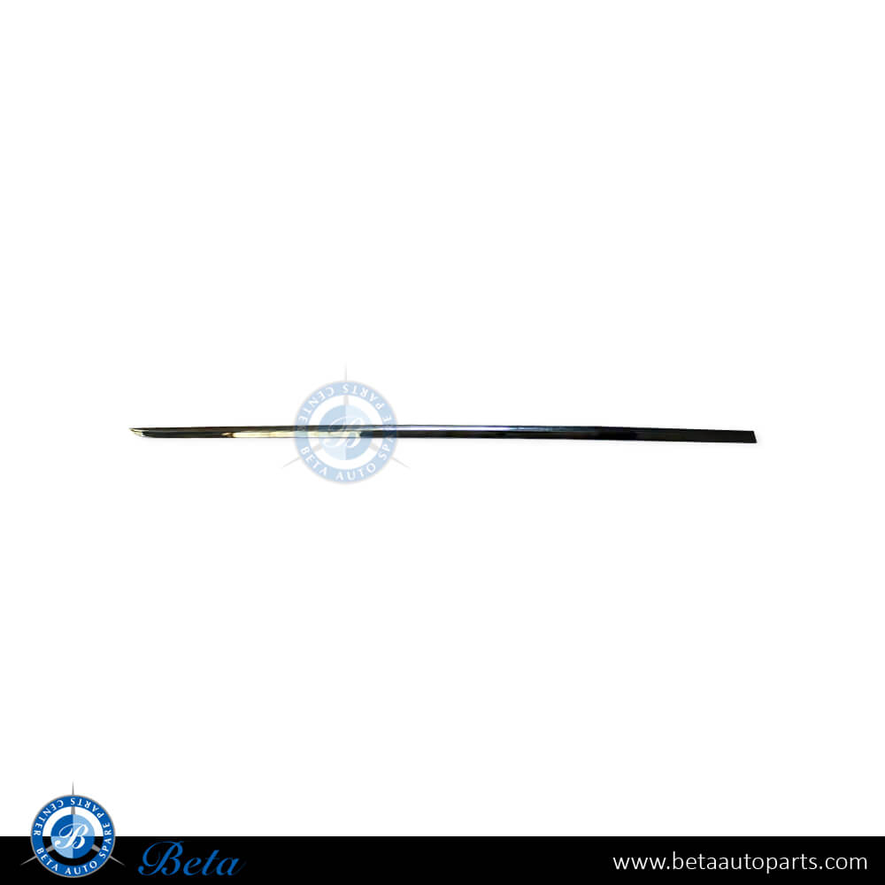 Left Side Rear Door Lower Chrome Moulding for Mercedes E-Class W212 2014-2016 models, Part Number 2126904782