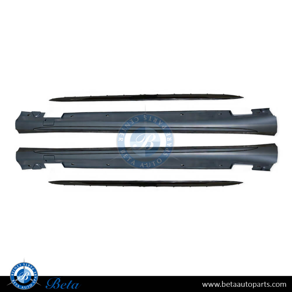 Side skirts AMG E63 for Mercedes E-Class W212 2014-2016 models, Part Number 2126982354/2126982454