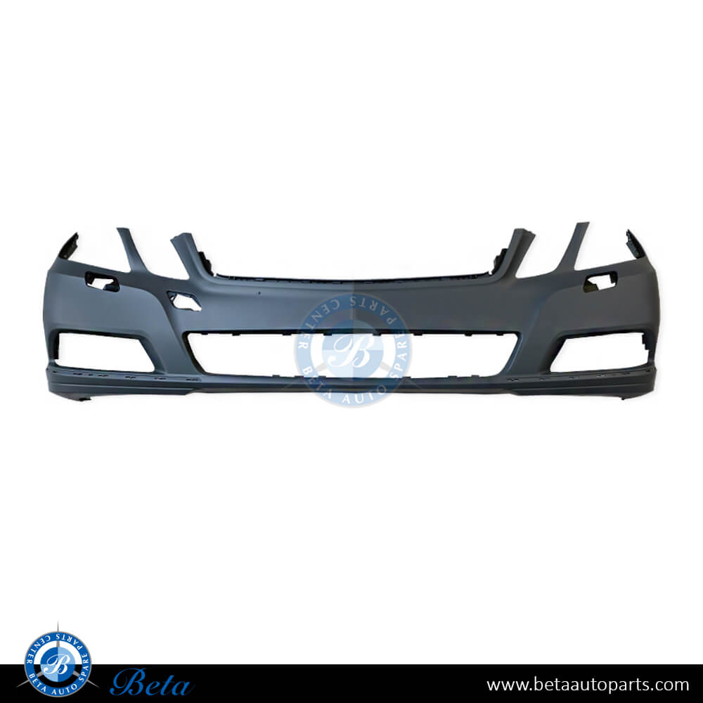 Front bumper with washer without PDC Elegance for Mercedes E-Class W212 2010-2013 models, Part Number 2128801440
