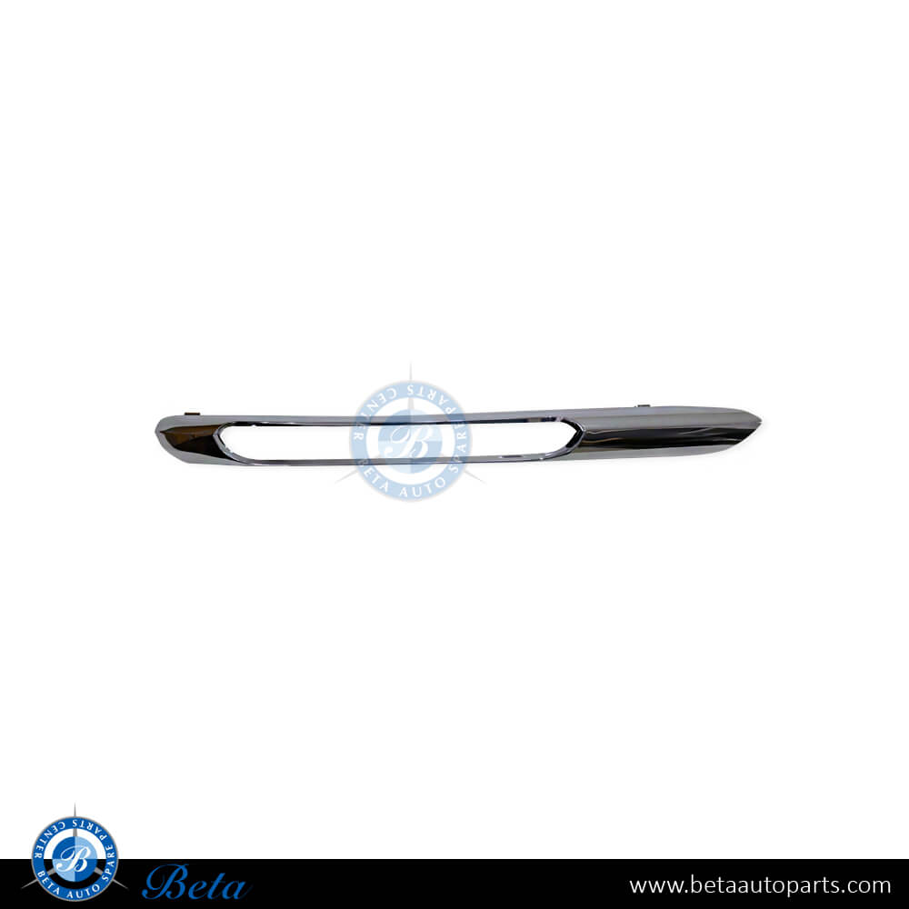 Left Side Elegance fog lamp DRL cover chrome moulding for Mercedes E-Class W212 2010-2013 models, Part Number 2128851574