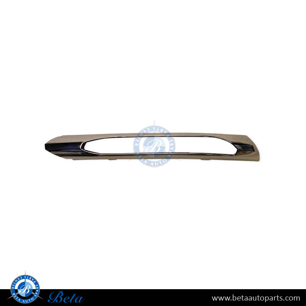 Left Side Fog Lamp Cover Chrome Moulding Normal AMG for Mercedes E-Class W212 2010-2013 models, Part Number 2128852174