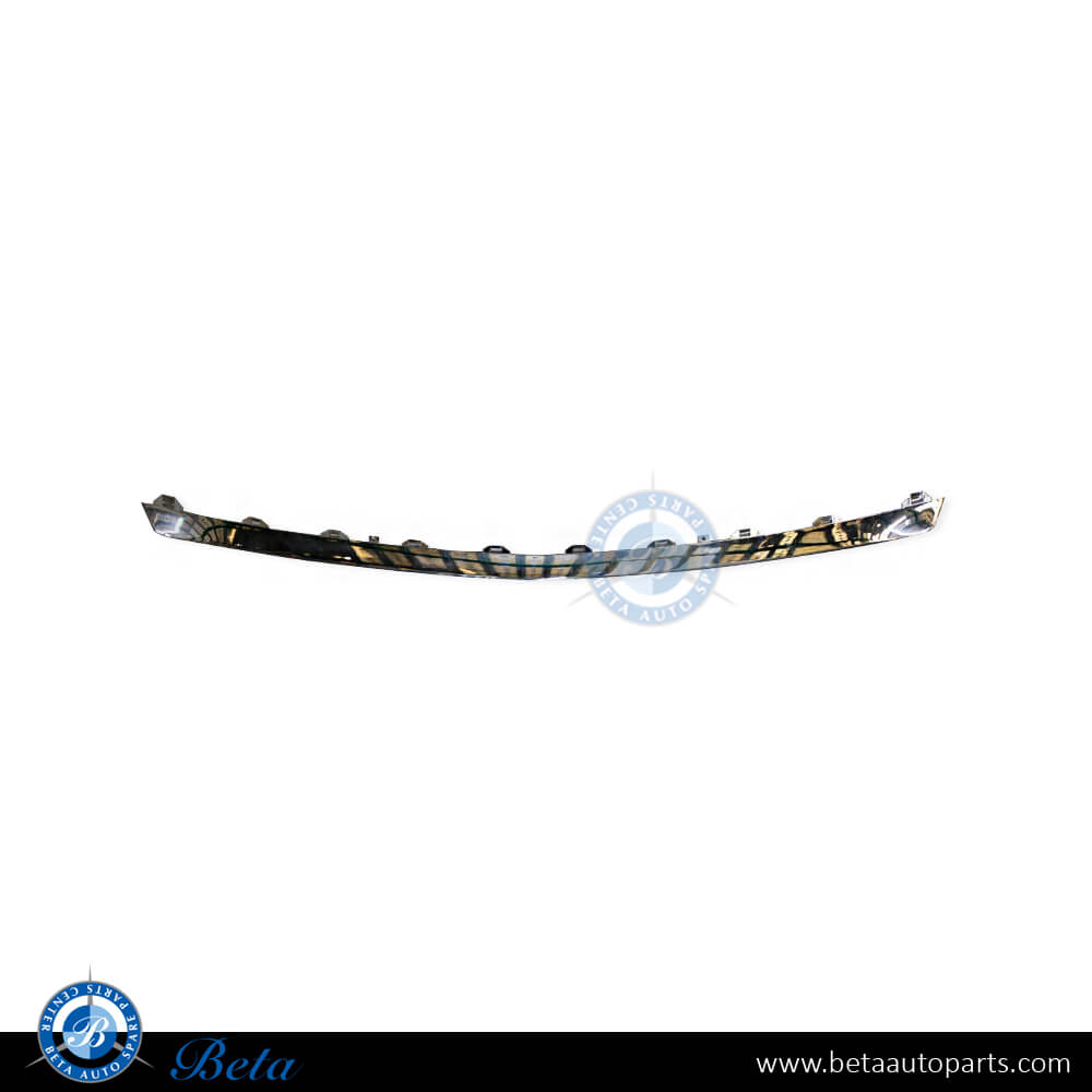 Front Bumper Chrome Moulding Avantgrade / Elegance for Mercedes E-Class W212 2014-2016 models, Part Number 2128852474