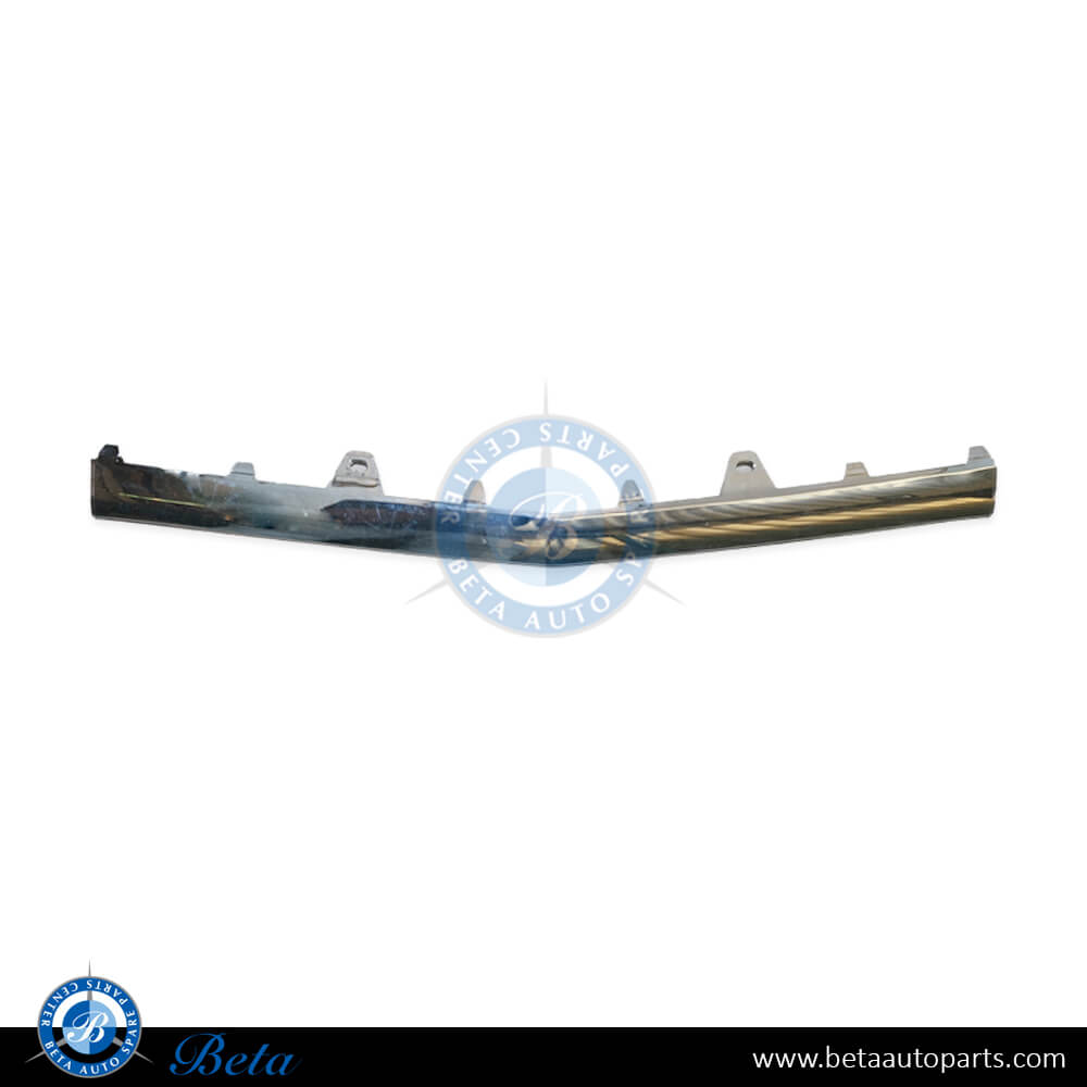 Front Bumper Chrome Moulding Normal AMG for Mercedes E-Class W212 2014-2016 models, Part Number 2128852674