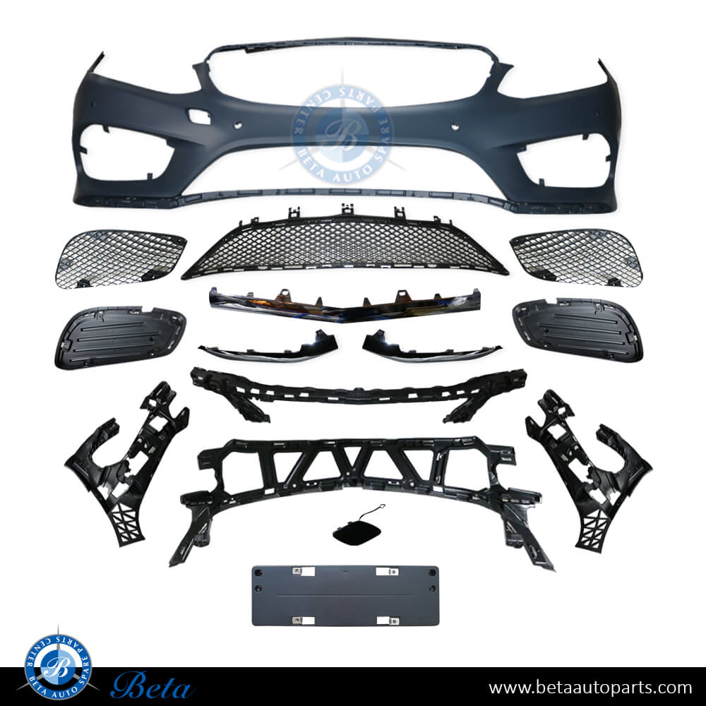 Front Bumper ASSY Normal AMG for Mercedes E-Class W212 2014-2016 models, Part Number 2128852738