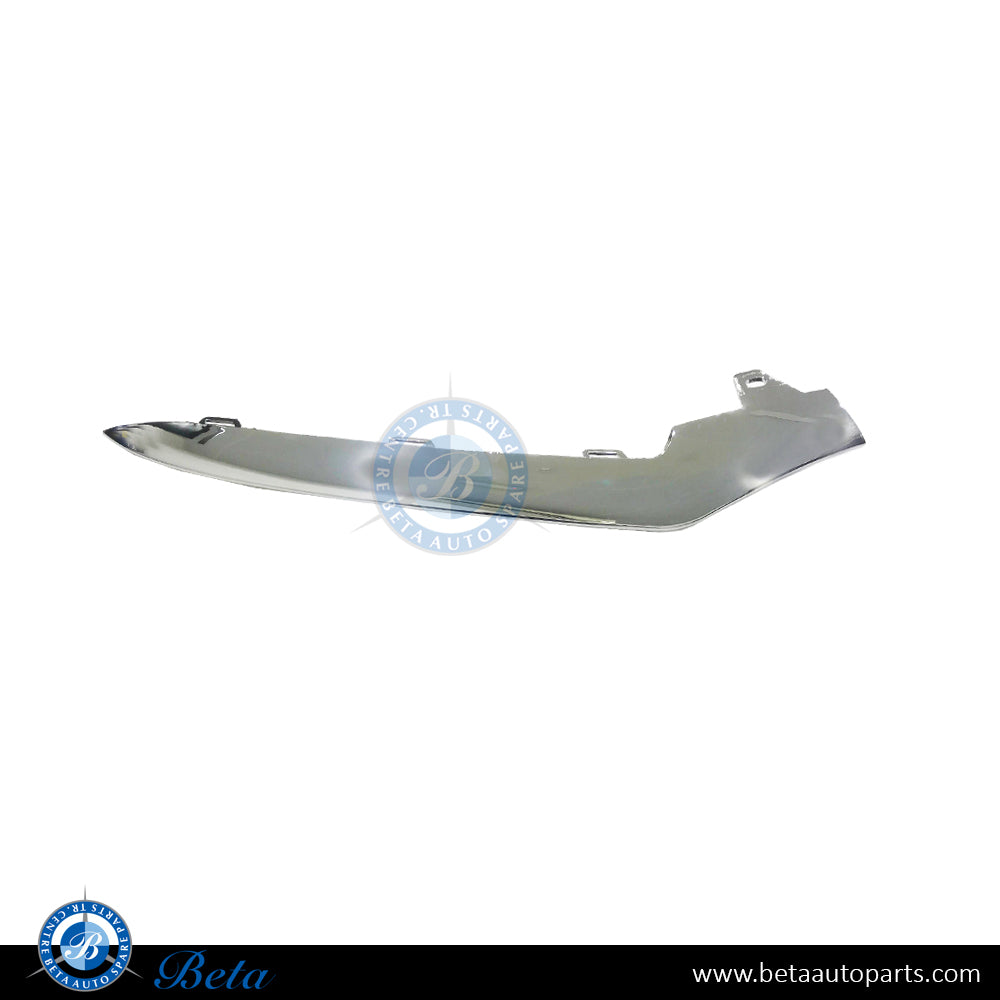 Right Side Front Bumper Chrome Moulding Normal AMG for Mercedes E-Class W212 2014-2016 models, Part Number 2128852874