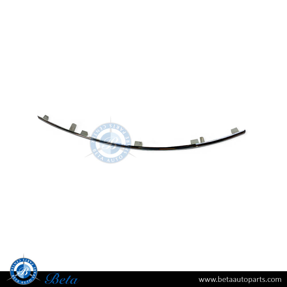 Right Side Front Bumper Chrome Moulding Avantgarde / Elengance for Mercedes E-Class W212 2014-2016 models, Part Number 2128853021
