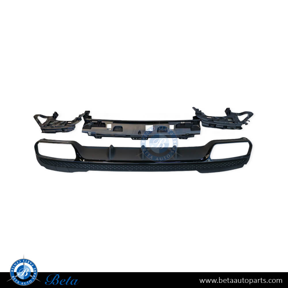 Rear Diffuser Assy AMG E63 for Mercedes E-Class W212 2014-2016 models, Part Number 2128853138