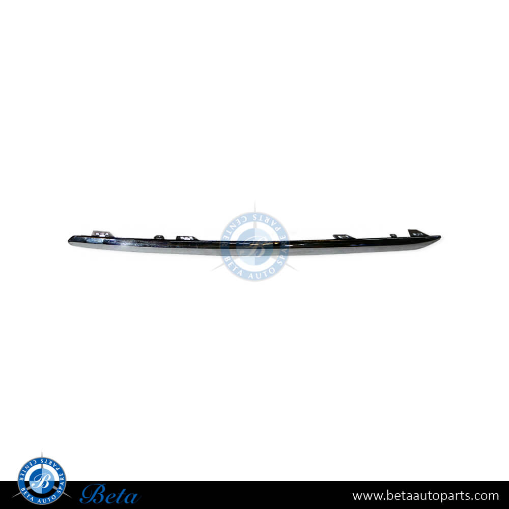 Left Side Rear Bumper Chrome Moulding Avantgarde/Elegance for Mercedes E-Class W212 2014-2016 models, Part Number 2128853521