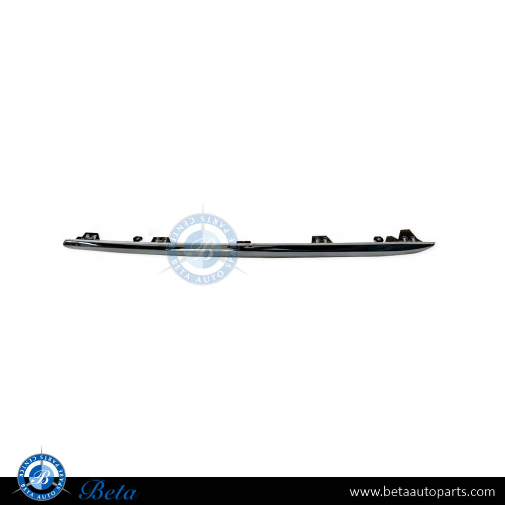 Left Side Rear Bumper Chrome Moulding Avantgarde / Elengance for Mercedes E-Class W212 2014-2016 models, Part Number 2128853521