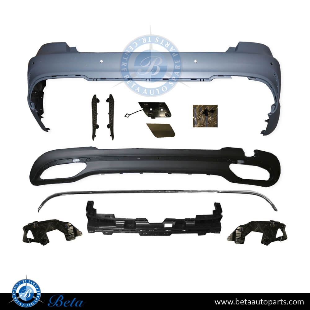 Rear Bumper Normal AMG for Mercedes E-Class W212 2014-2016 models, Part Number 2128853538