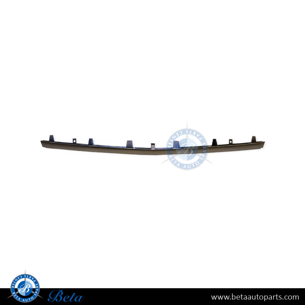 Front Bumper Lower Moulding AMG E63 Outer - Silver Color for Mercedes E-Class W212 2014-2016 models, Part Number 2128853574