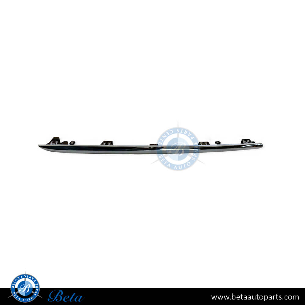 Right Side Rear Bumper Chrome Moulding Avantgarde / Elengance for Mercedes E-Class W212 2014-2016 models, Part Number 2128853621