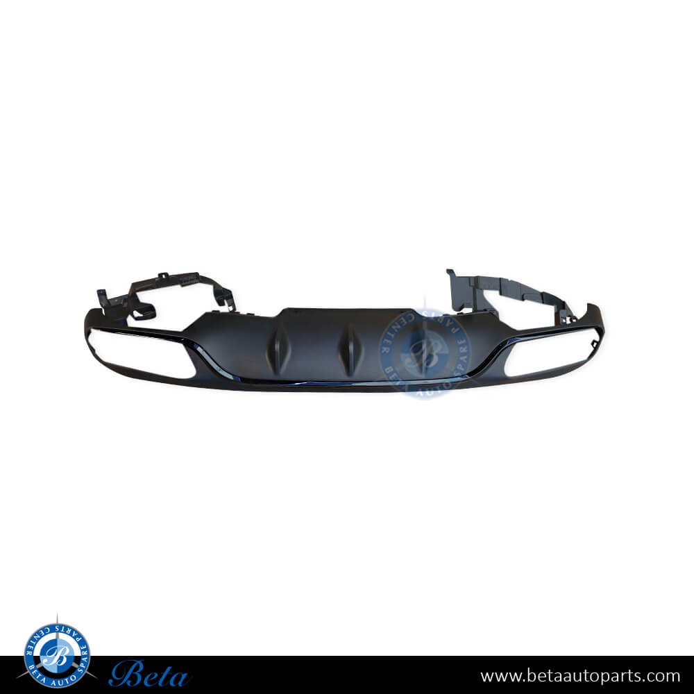 Rear Diffuser Assy AMG E63 for Standard Black Color for Mercedes E-Class W213 2017-2020 models, Part Number 2138850125
