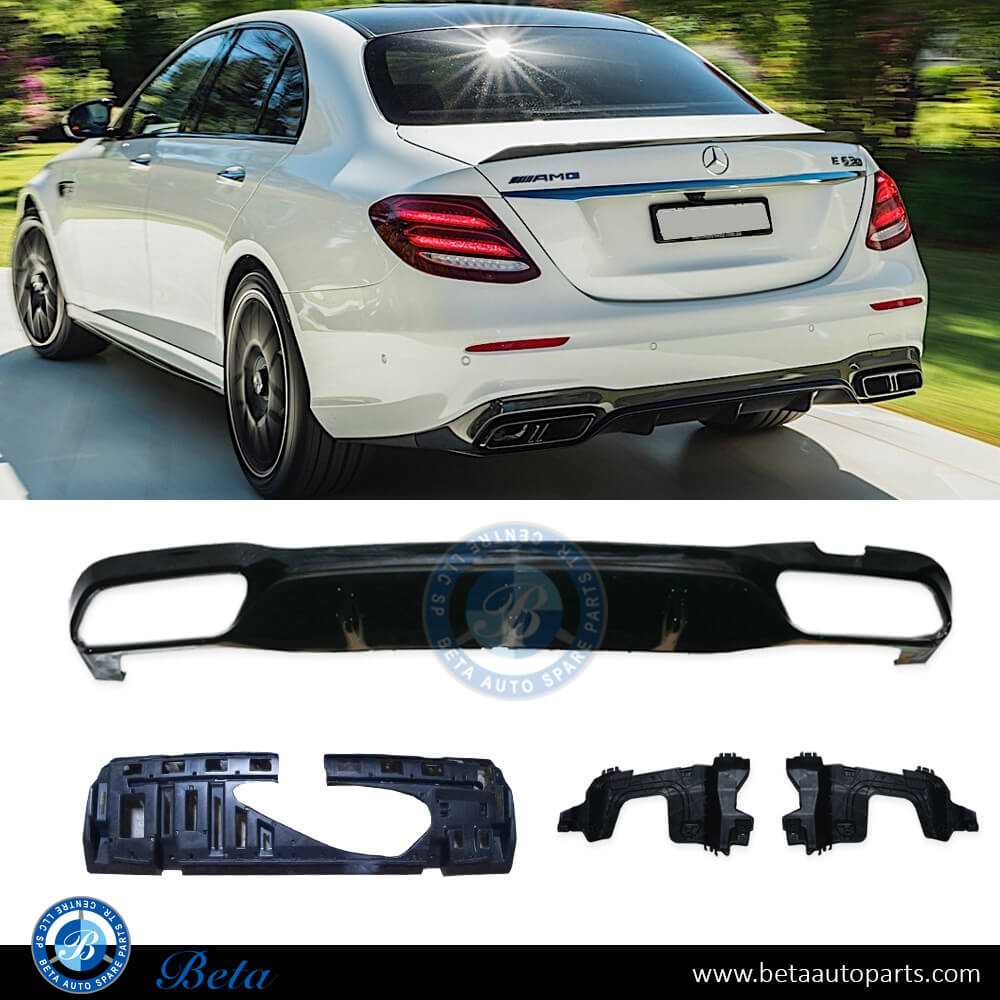 Mercedes E-Class W213 (2017-2020), Rear Diffuser AMG E63 for Normal AM ...