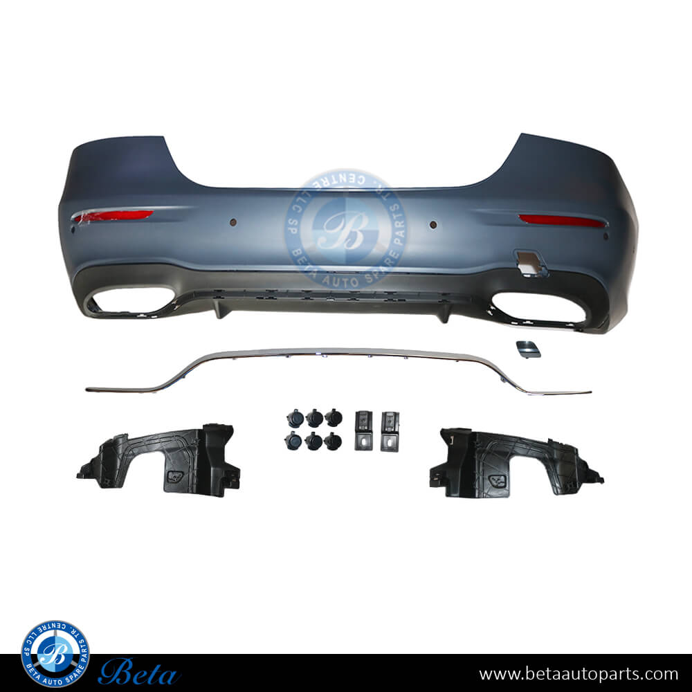 Mercedes E-Class W213 (2021-2023), Rear Bumper Normal AMG with PDC, Ch ...