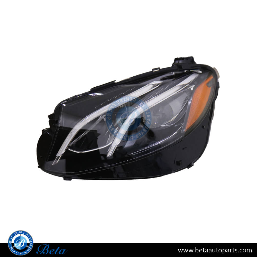 Left Side Headlamp Static LED USA Type for Mercedes E-Class 2017-2020 models, Part Number 2139066901