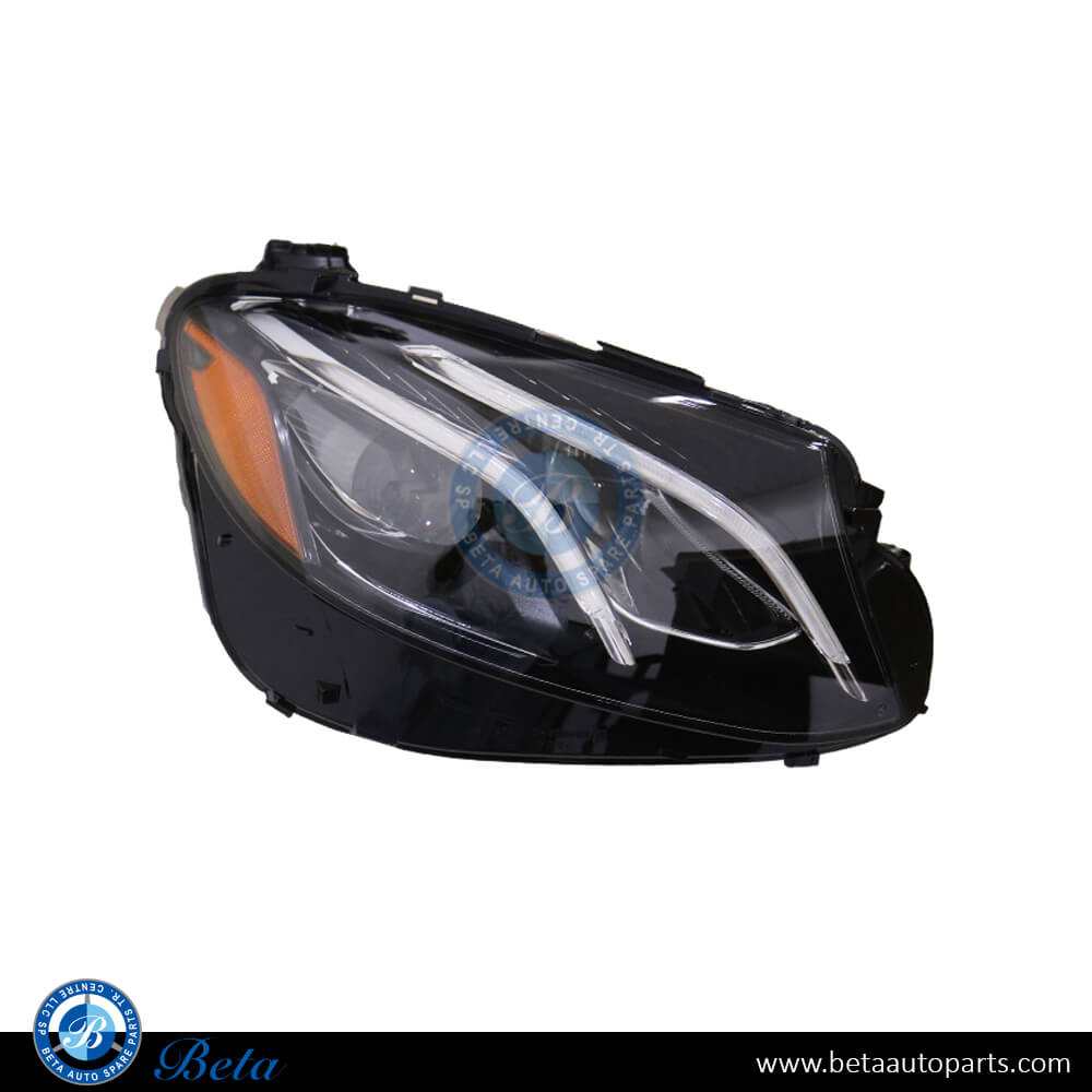 Right Side Headlamp Static LED USA Type for Mercedes E-Class 2017-2020 models, Part Number 2139067001