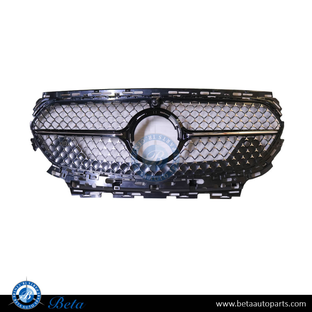 Radiator Grille Stars Look with Camera Hole for Normal AMG for Mercedes E-Class 2024-Up models, Part Number 2148804501
