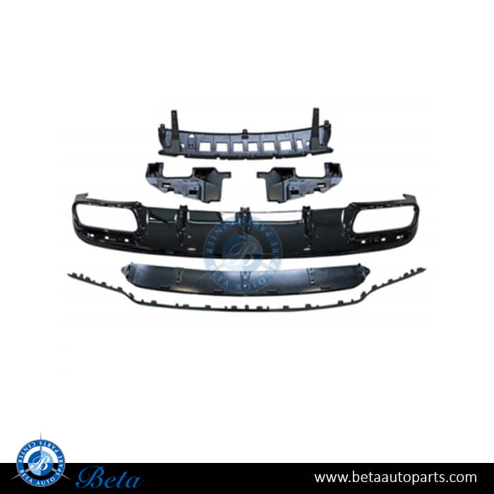 Rear Diffuser assembly AMG S65 for Normal AMG Black Color for Mercedes S-Class W217 2018-up models, Part Number 2178851101