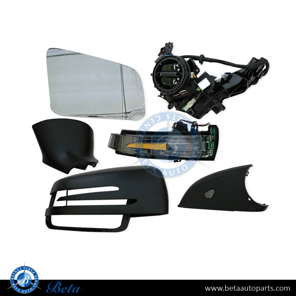 Left Side Side Mirror with Folding / Memory for Mercedes CLS-Class W218 2011-2018 models, Part Number 2188101176