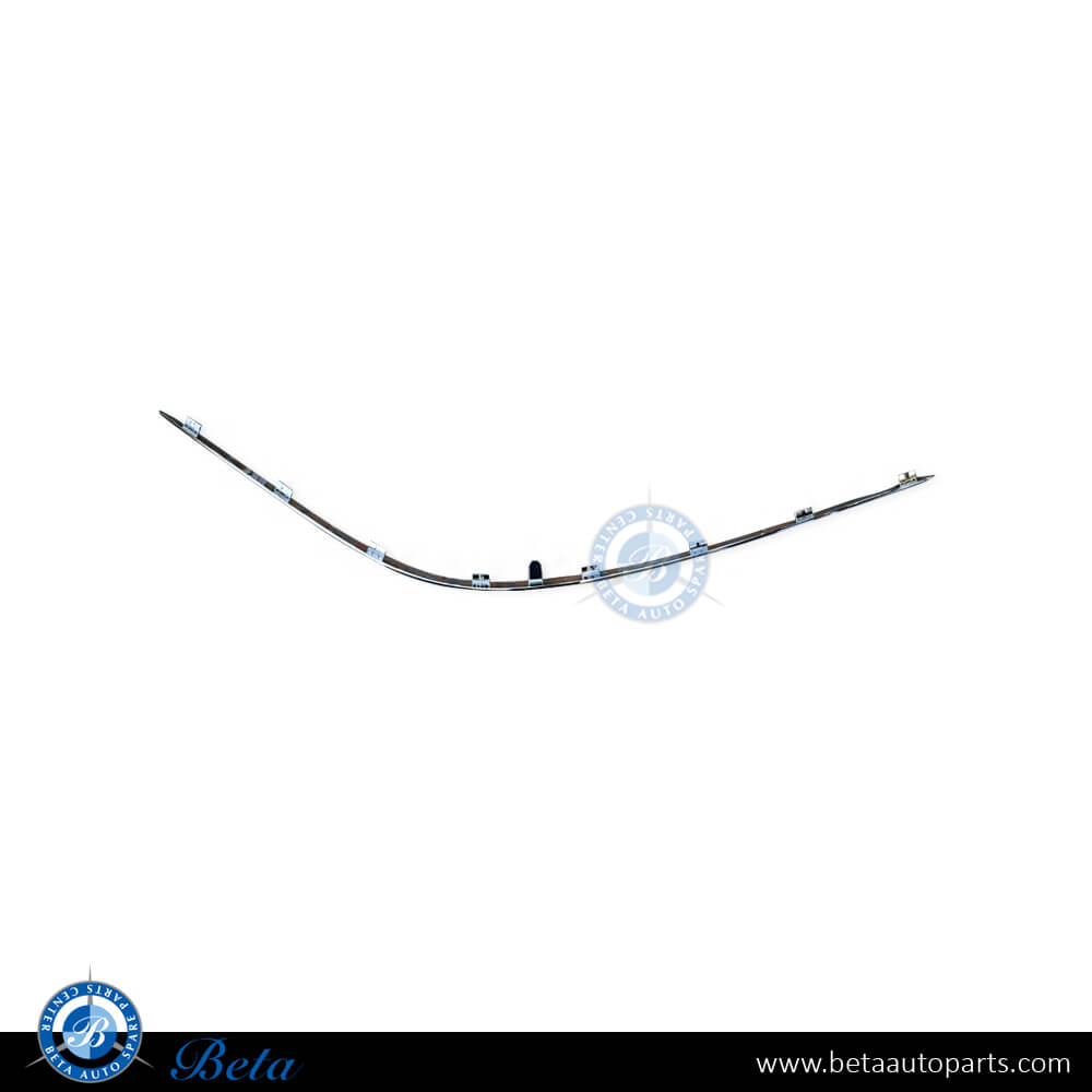 Left Side Front Bumper Lower Chrome Moulding for Mercedes CLS-Class W218 2011-2014 models, Part Number 2188850121