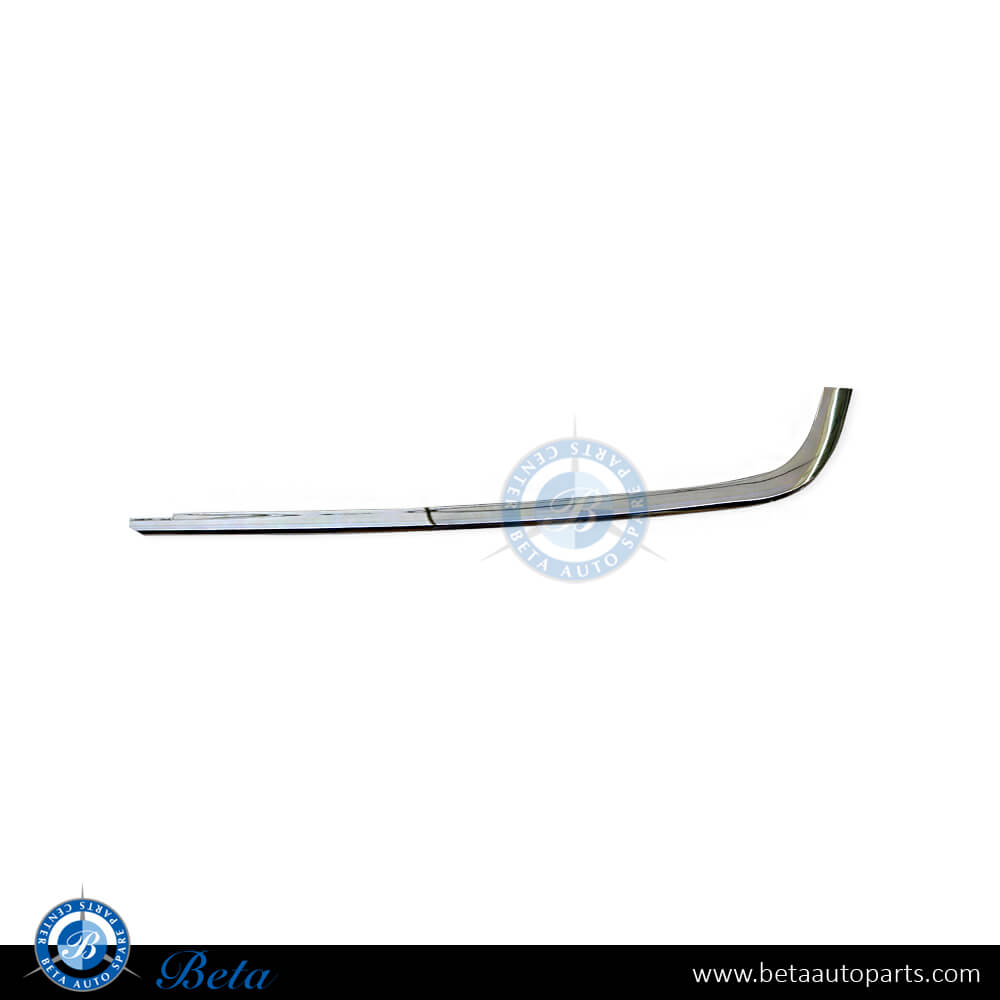 Left Side Rear Bumper Chrome Moulding for Mercedes S-Class W220 1999-2005 models, Part Number 2208850374