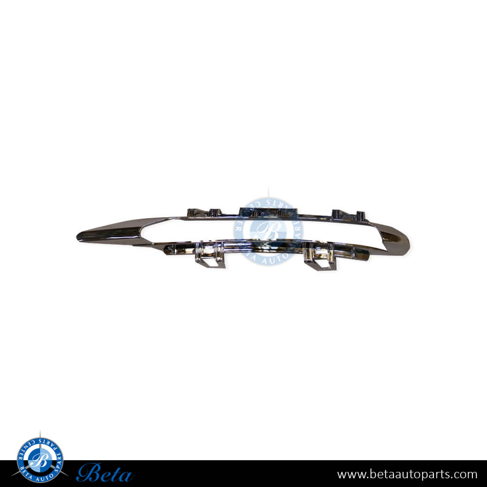 Left Side Fog Lamp Cover Chrome Moulding for Mercedes S-Class W221 2010-2013 models, Part Number 2218852723