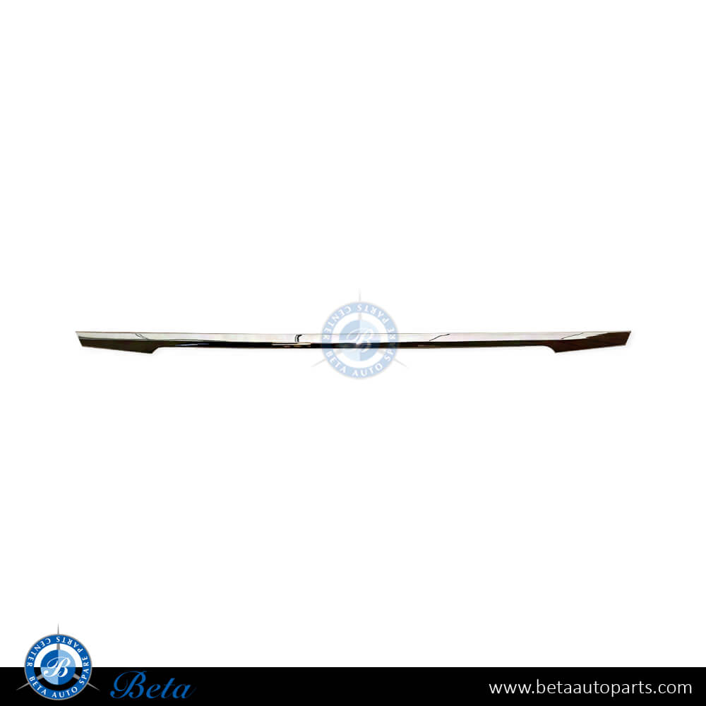 Trunk Chrome Moulding for Mercedes S-Class W222 2014-2020 models, Part Number 2227570100