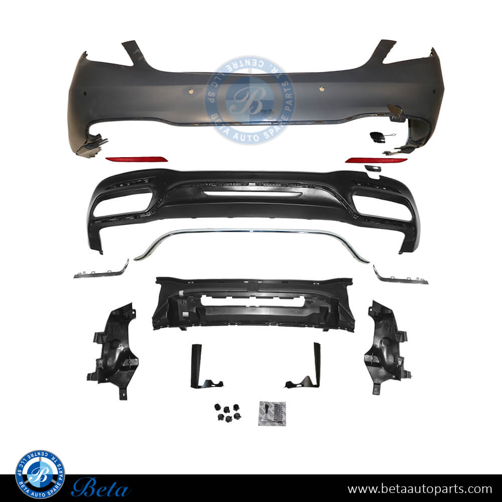 Mercedes S-Class W222 (2018-2020), Rear Bumper AMG S63, China, 2228852 ...