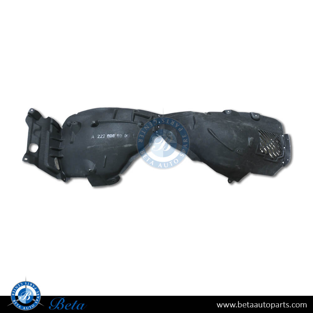Left Side Front Wheel Fender Liner AMG S63 for Mercedes S-Class W222 2018-2020 models, Part Number 2226900405