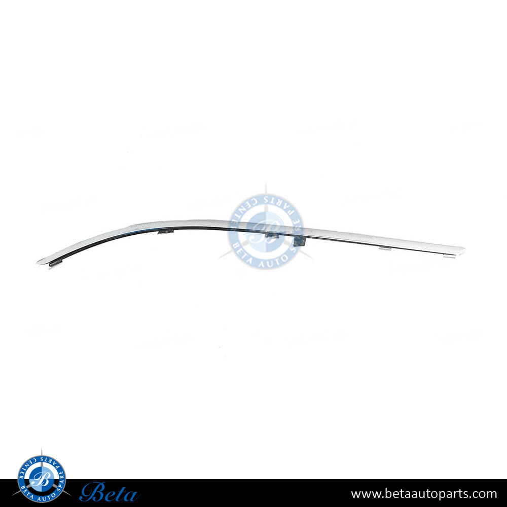 Left Side Rear Bumper Chrome Moulding for Mercedes B-Class W246 2012-2014 models, Part Number 2468850921