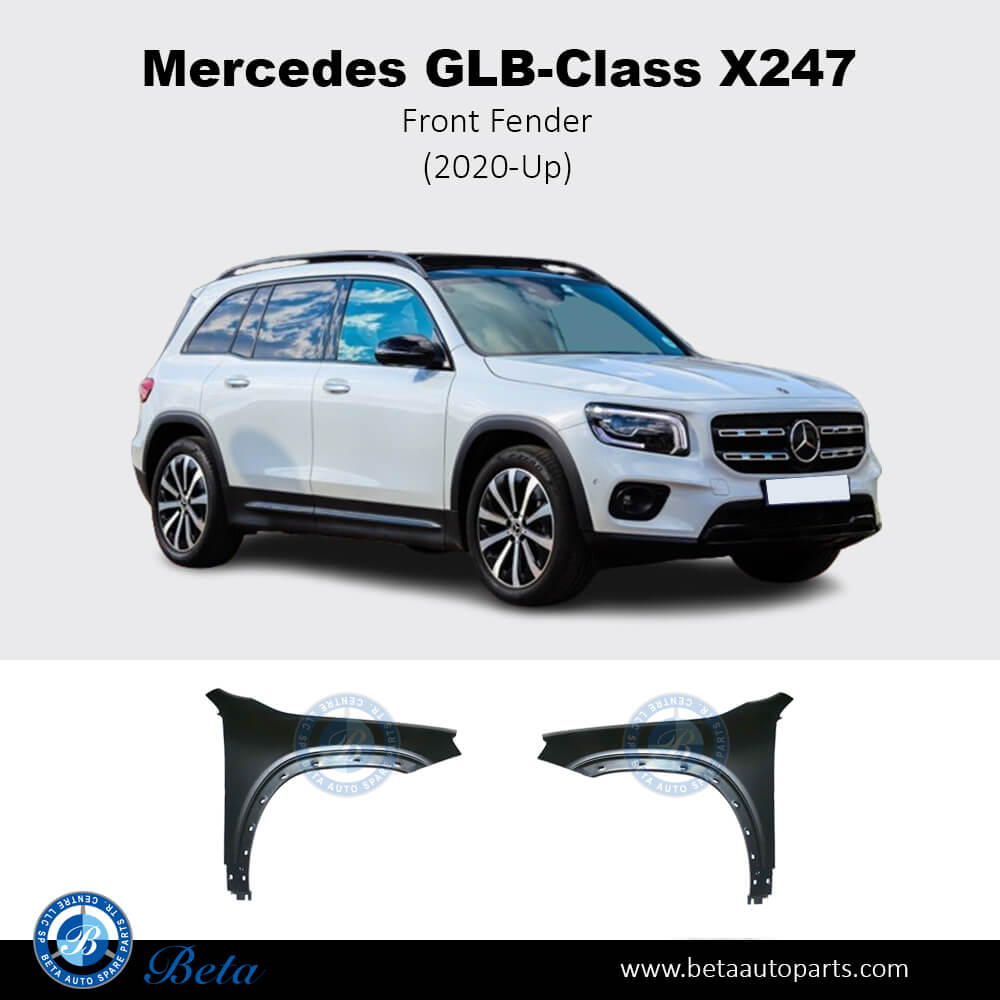 Mercedes GLB-Class X247 (2020-Up), Front Fender Aluminum (Right), China, 2478810201