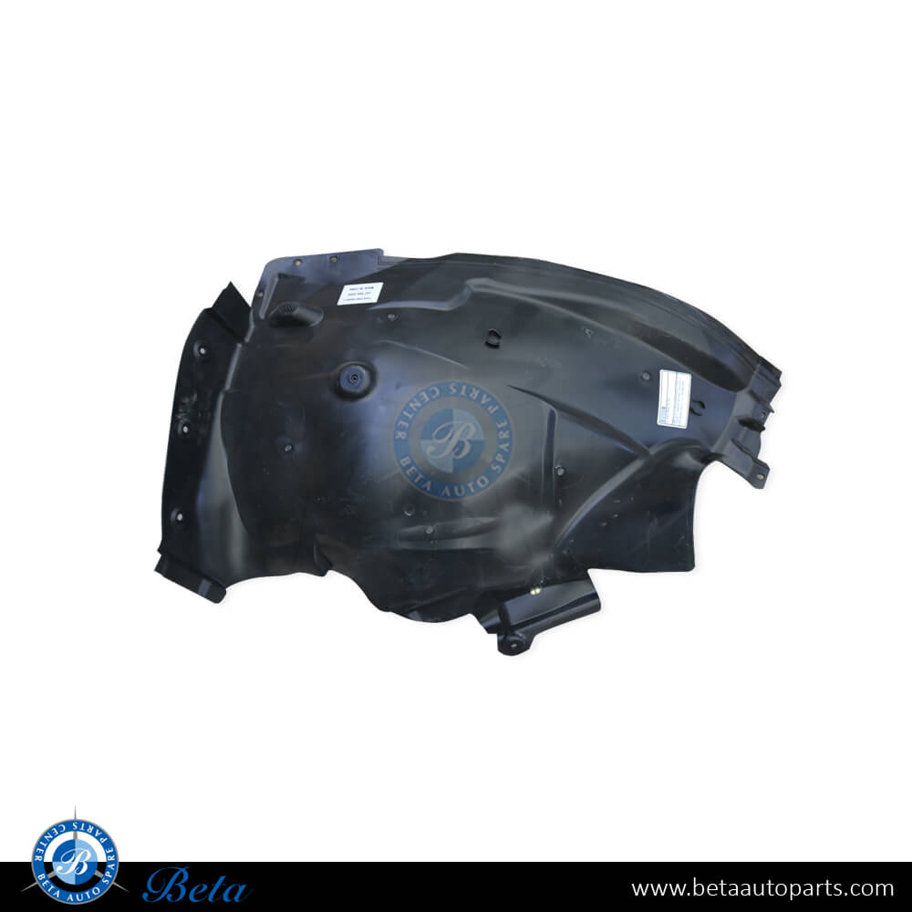 Left Side Front Wheel Fender Liner - Rear Half for Mercedes GLA-Class/GLB-Class H247/X247 2020-Up models, Part Number 2478840500 / 2478800000