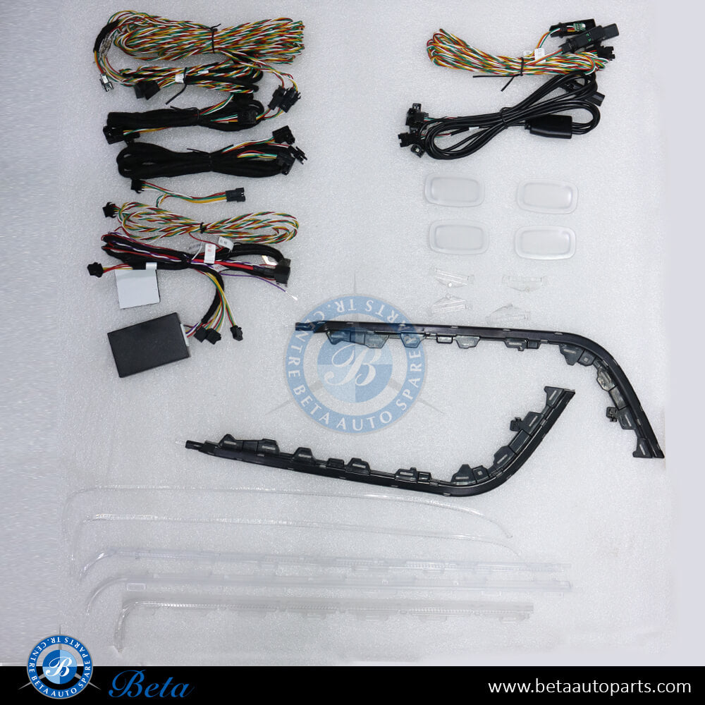 Ambient Light Strip Kit Upgrade to 64 Colors for Mercedes B-Class/GLA-Class W247/H247 2019-Up models, Part Number 2479061L64