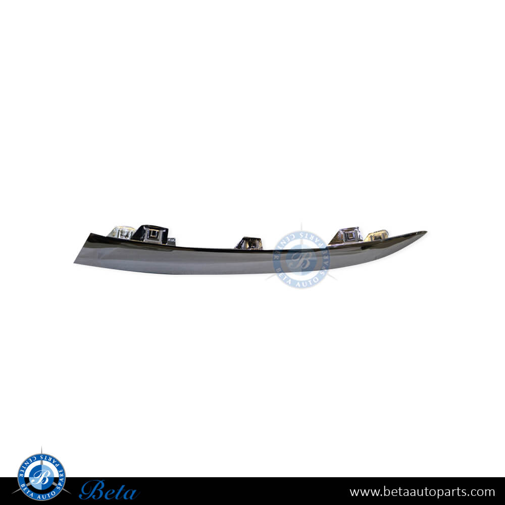 Right Side Front Bumper Chrome Moulding Normal AMG for Mercedes GLC-Class W253/C253 2020-Up models, Part Number 2538852104