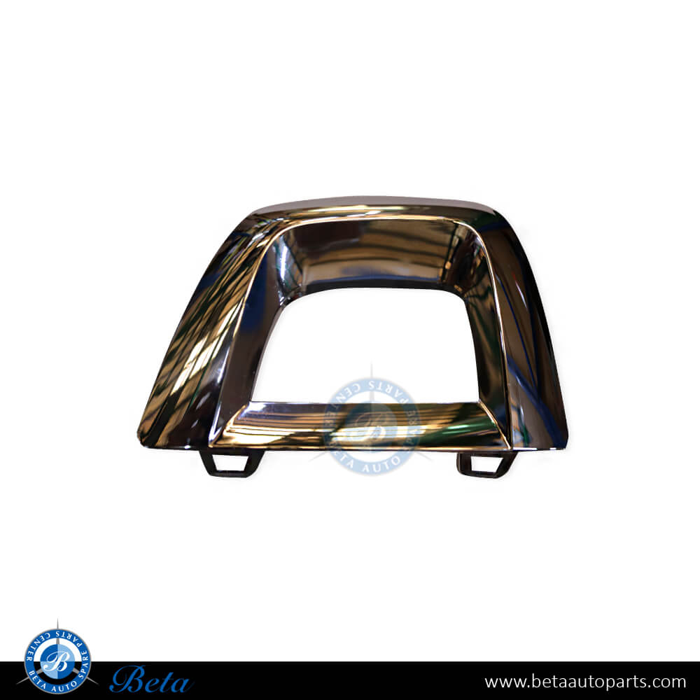 Right Side Front Bumper Lower Chrome Moulding Normal AMG - Outer for Mercedes GLC-Class W253 / C253 2016-2019 models, Part Number 2538856000