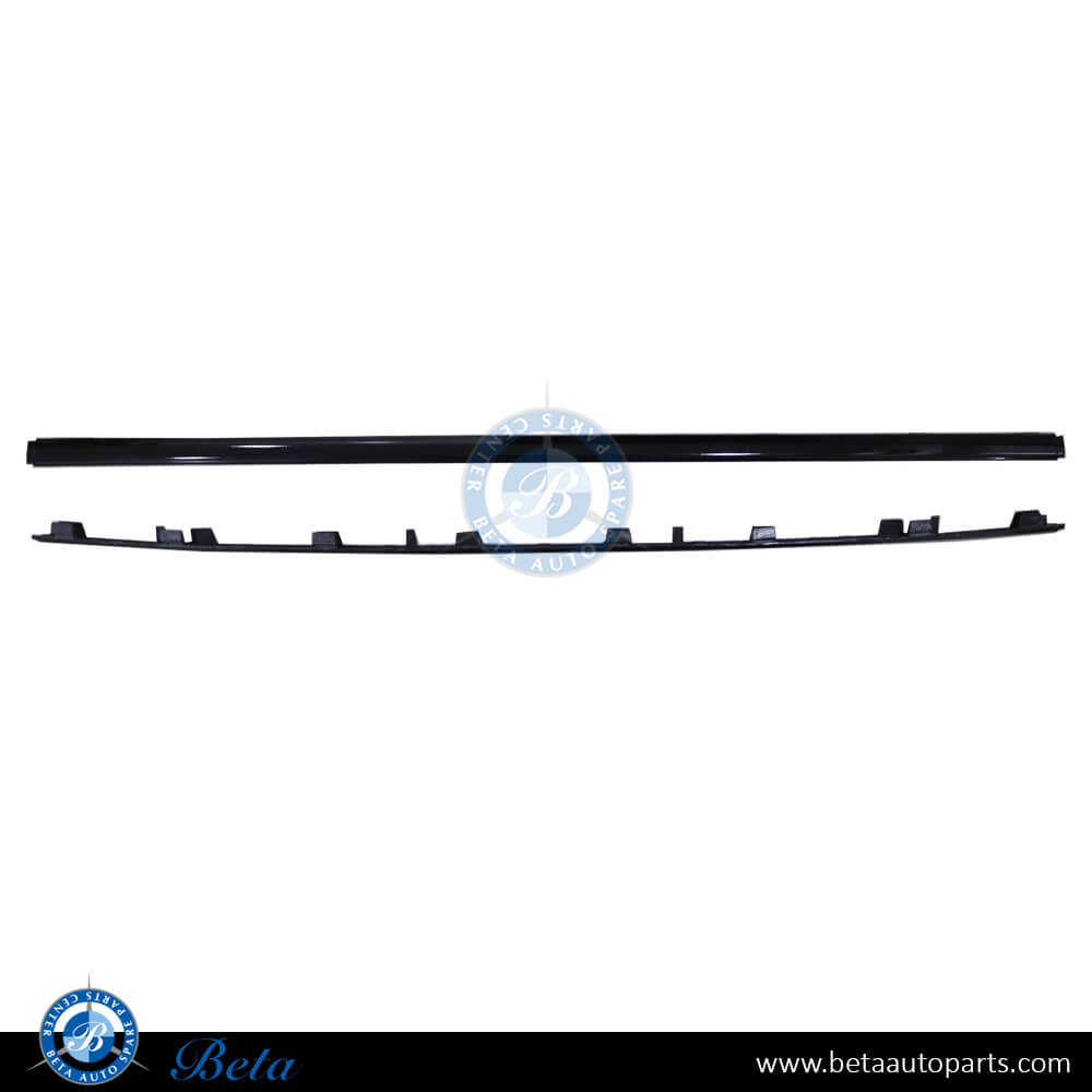 Rear Bumper moulding Normal AMG - Black for Mercedes GLC-Class Coupe C253 2020 -Up models, Part Number 2538858705